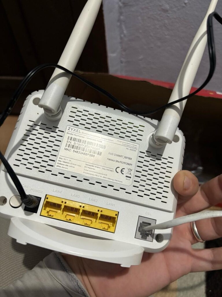 zyxel çift anten vdsl2 modem sıfır kutulu - 3