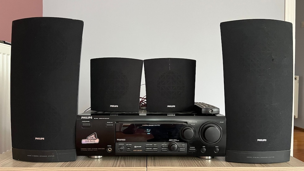 PHILIPS FR 740 SURROUND SES SİSTEMİ + DVD + 4 ADET HOPARLÖR - 2