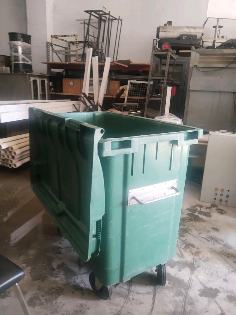 Plastik Çöp Konteyneri (1 adet. 770litrelik) - 10