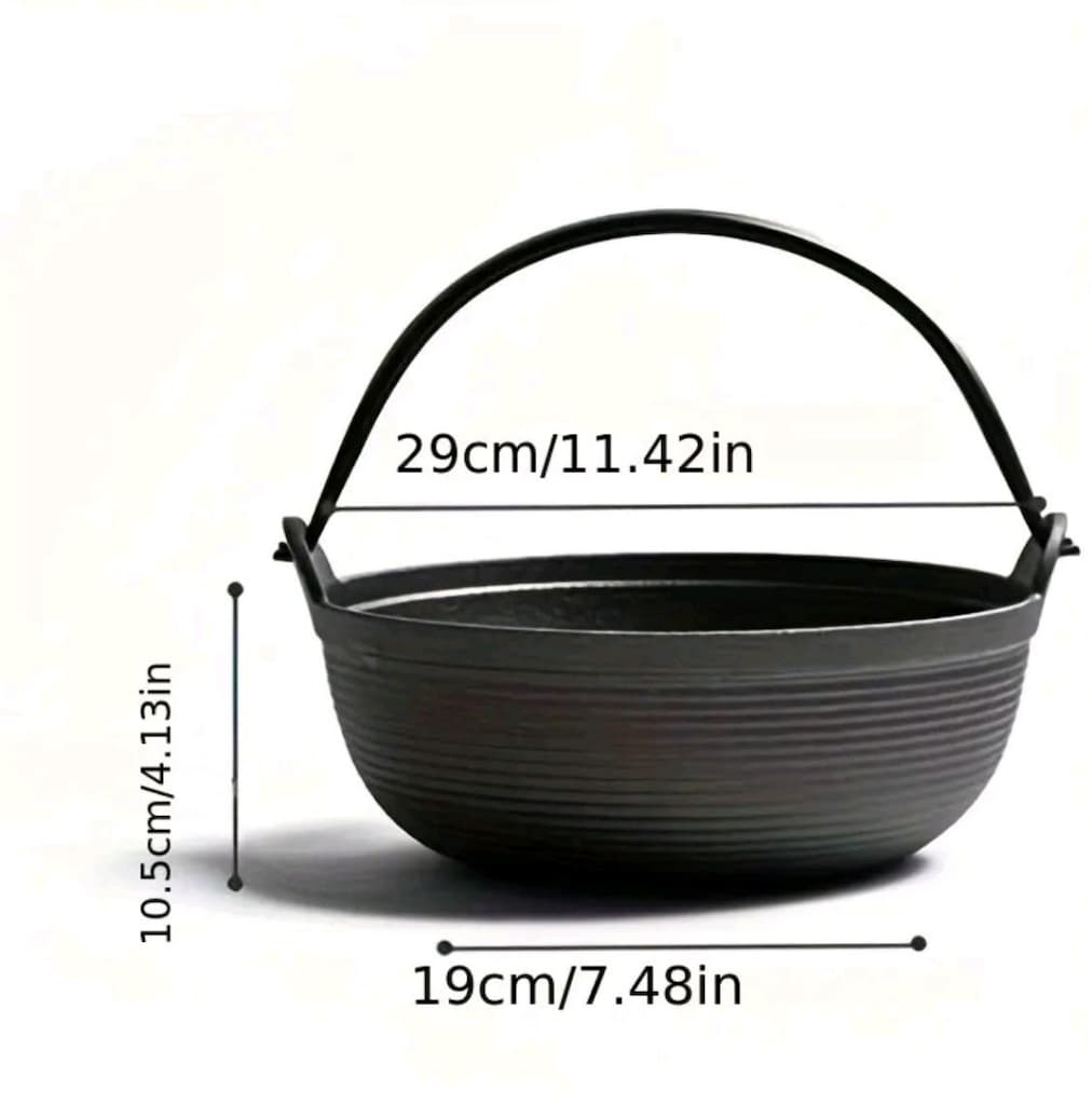Döküm Tencere Köknar Ahşap Kapaklı 19 cm - 6