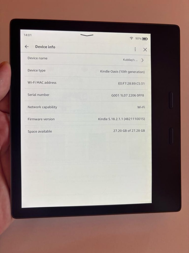 Amazon Kindle Oasis 10. Nesil - 32 Gb - 5