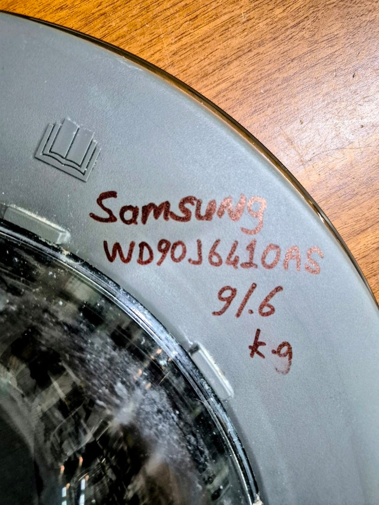 Samsung Kurutmalı Çamaşır Makinesi Komple Ön Kapak - WD90J6410AS - 6