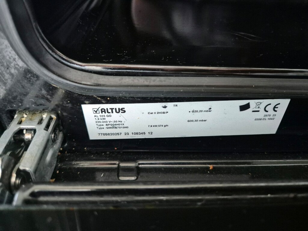 Altus AL 555 GD Doğalgazlı Fırınlı Ocak - 5