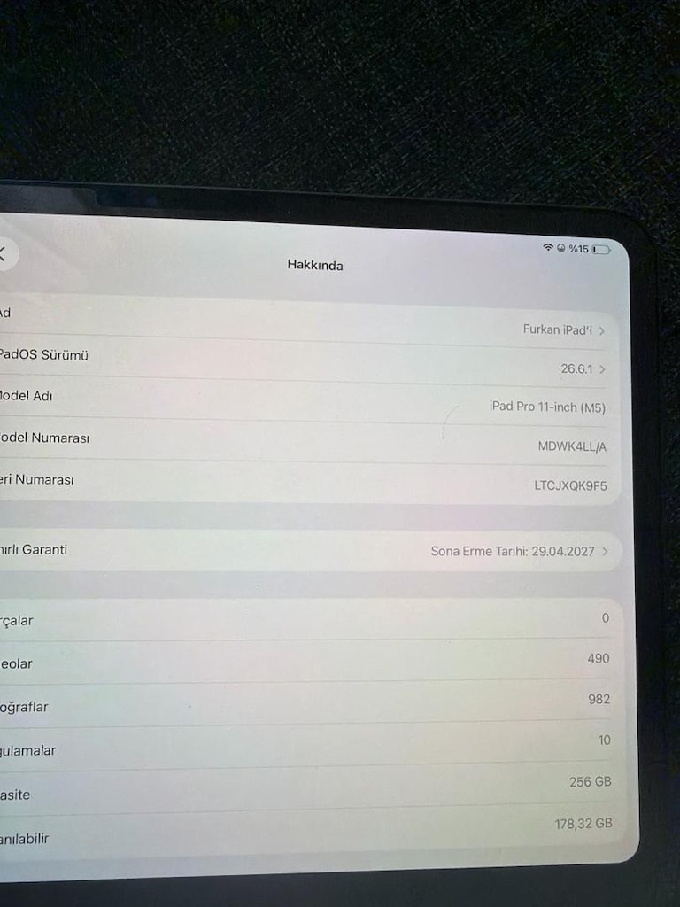 İPAD M5 PRO 11 İNÇ 256 GB - 4
