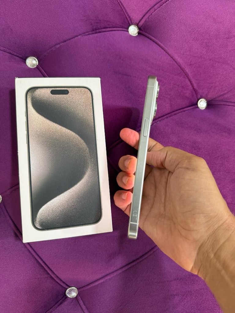 İPHONE 15 PRO MAX GÜMÜŞ 512 GB PİL 85 YURTİÇİ FATURALI AÇIKLAMAYI OKU - 3