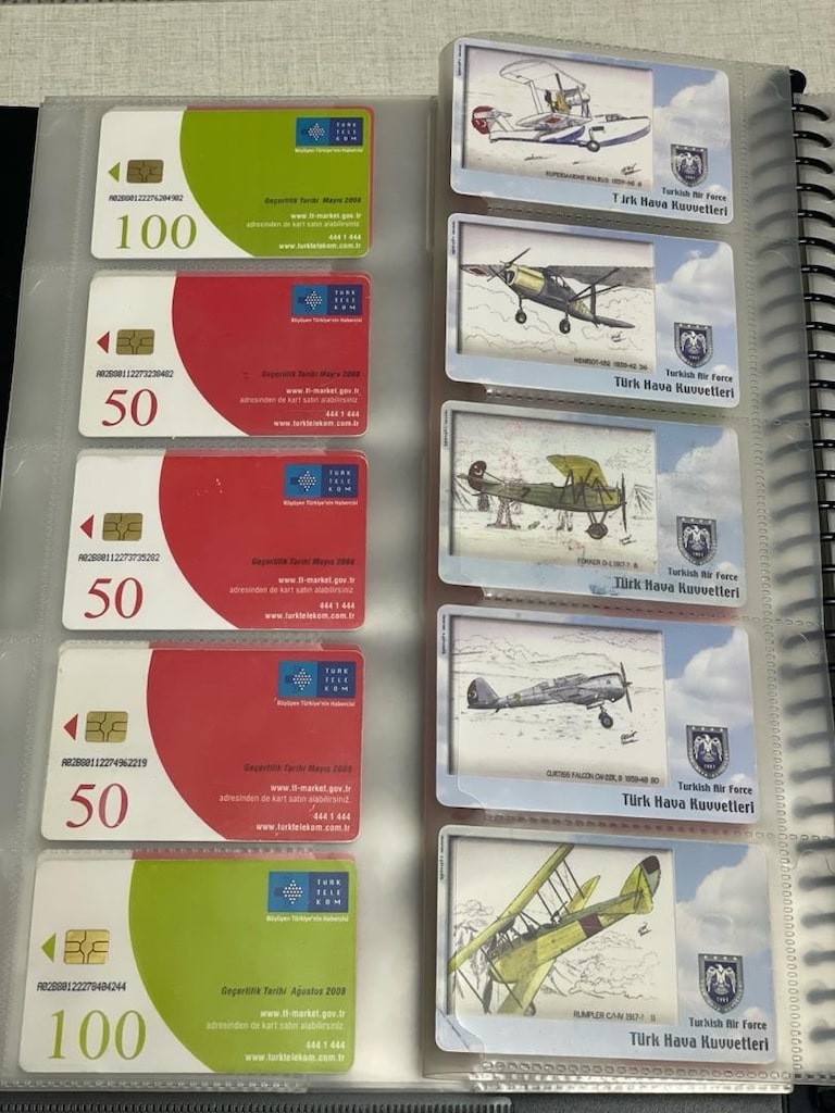 Dev 350+ Parçalık Telefon Kartı Koleksiyonu (Klasörlü / Özel Seriler) - 3