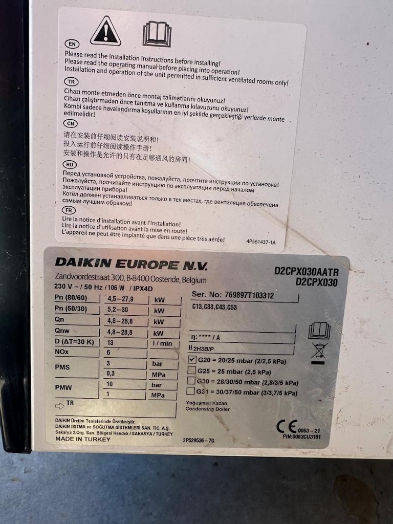 Daikin 30kw kombi - 2