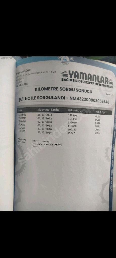 LİNEA 1.3 M.JET ORJ.KM 238 BİNDE OTOMATİK ARAÇLARLA TAKAS OLUR - 5