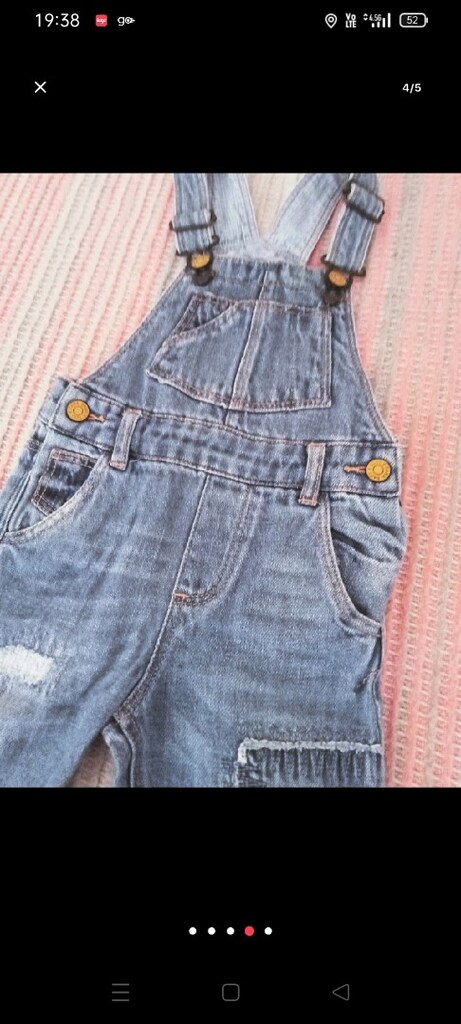 unisex ZARA 6/9 aylık bahçıvan yaz kış kullanabilirsiniz - 2