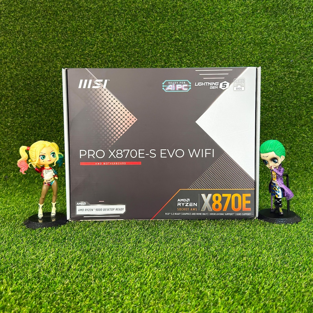 AMD RYZEN 7 7800X3D + MSI PRO X870E-S EVO WIFI + 32GB 6000MHz RAM - 2