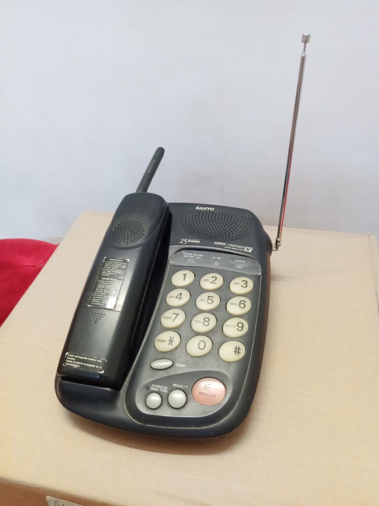 Sanyo Vintage Kablosuz Ev Telefonu - 2