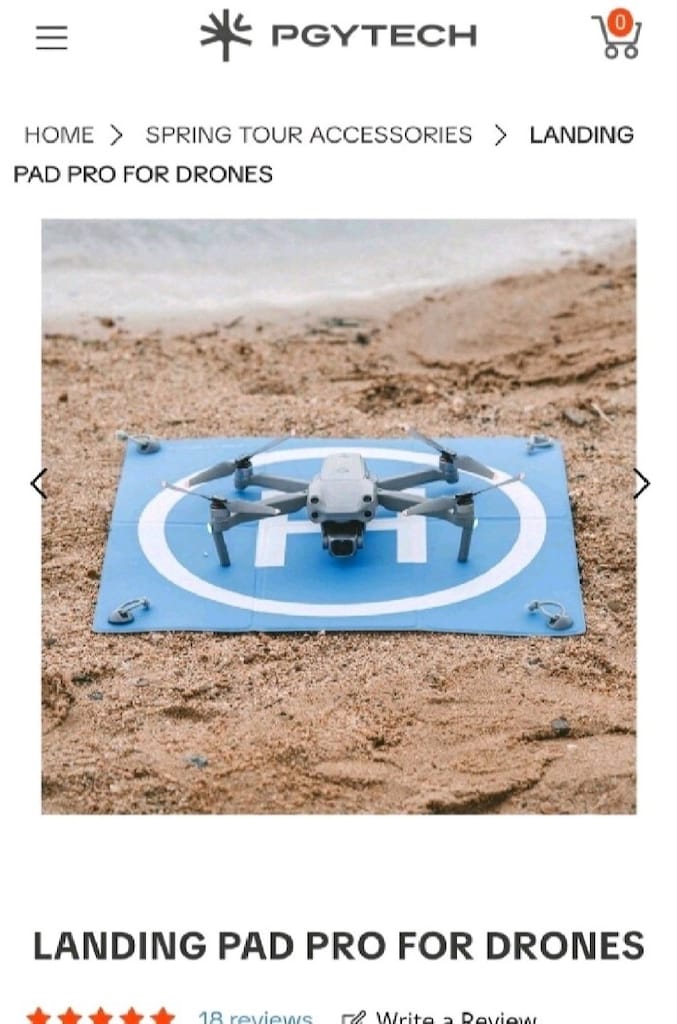 PGYTECH drone landing pad For Drones Reverse Sıde OBVERSE SIDE DRONE K - 4