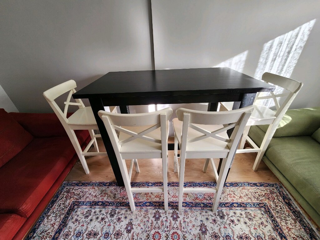 IKEA STORNAS BAR MASASI VE SANDALYELERİ - 6