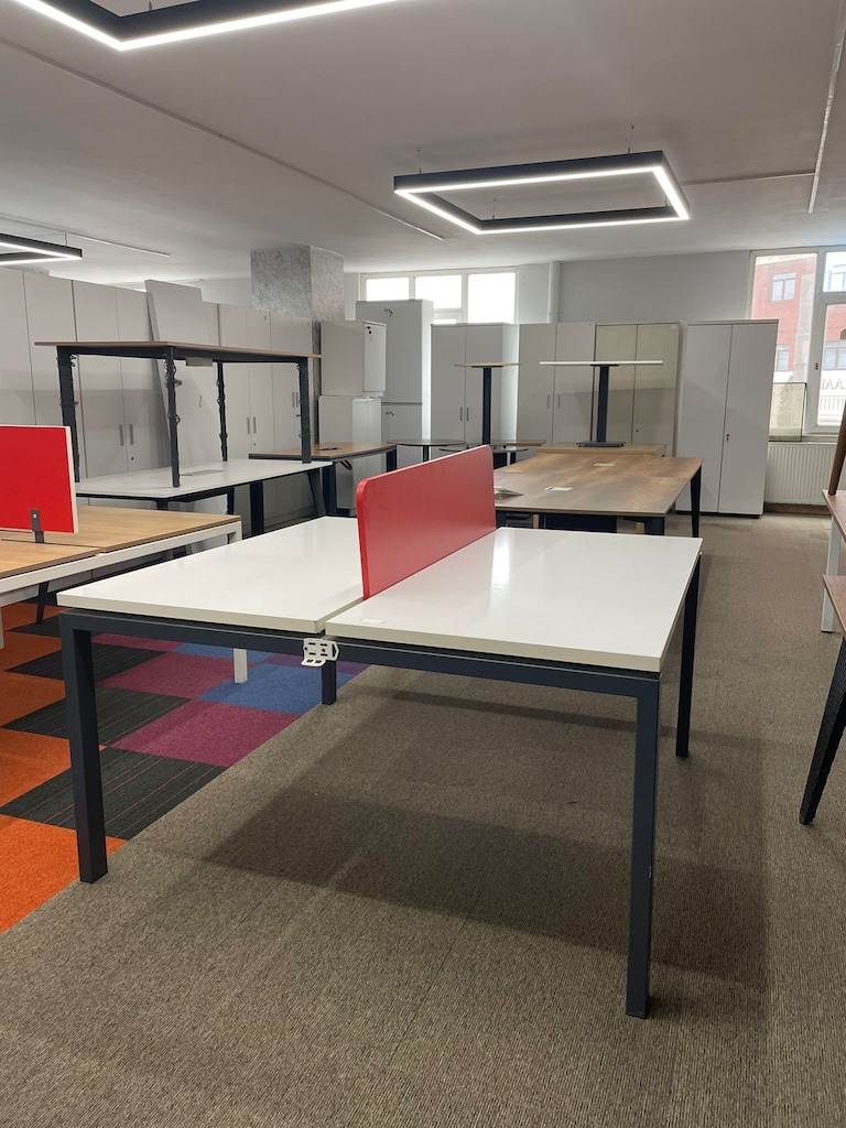KLAS OFİS ÜSKÜDAR 140x140 2 KİŞİLİK ÇALIŞMA MASASI WORKSTATION - 3