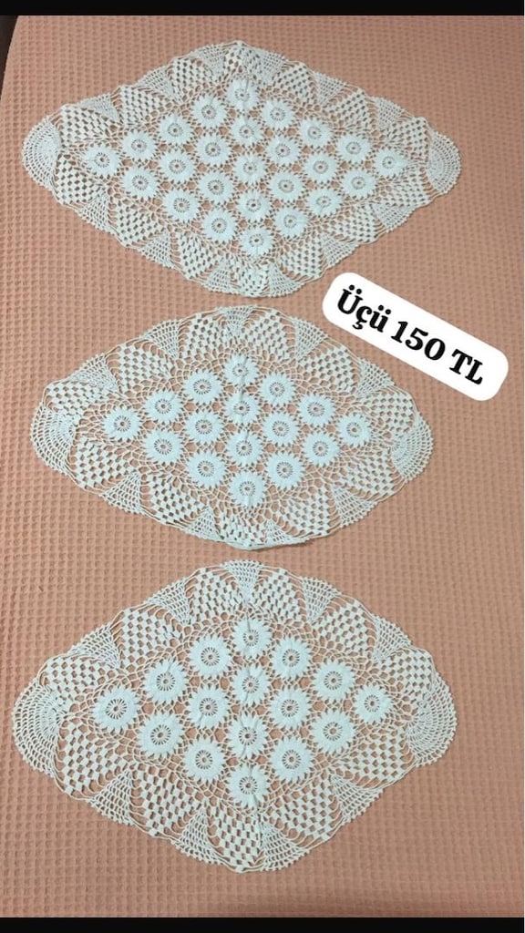 sıfır el işi beyaz renk dantel modelleri - 2