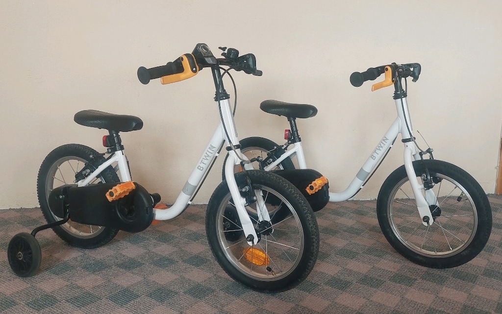 2 ADET 14 JANT BTWIN ÇOCUK BISIKLETI - 4