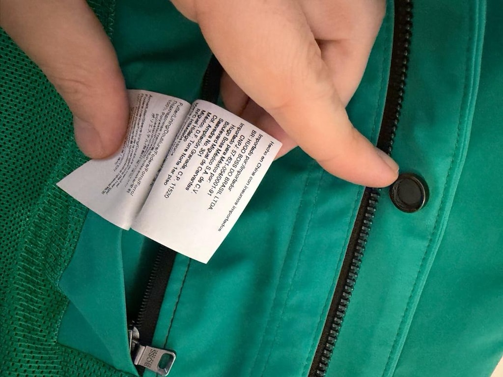 Hugo Boss Nano Teknolojili Canlı Yeşil Yağmurluk / Mont - 12