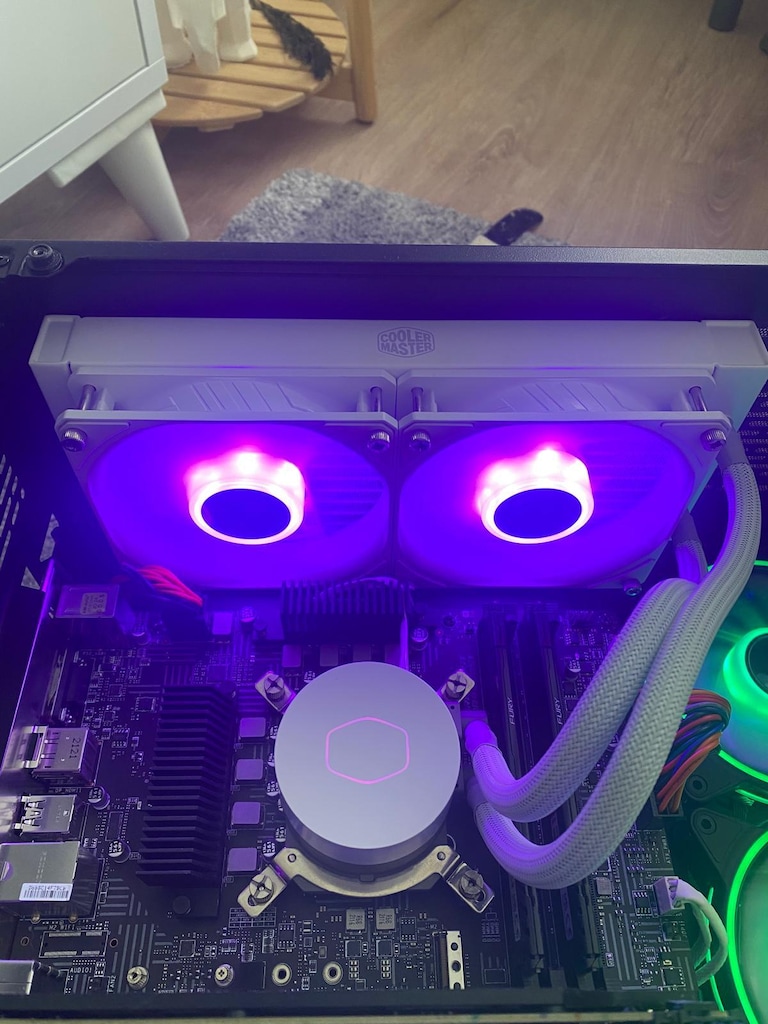 COOLER MASTER MASTERLIQUID ML240L V2BEYAZ 2x120mm RGB LED SIVISOĞUTUCU - 3
