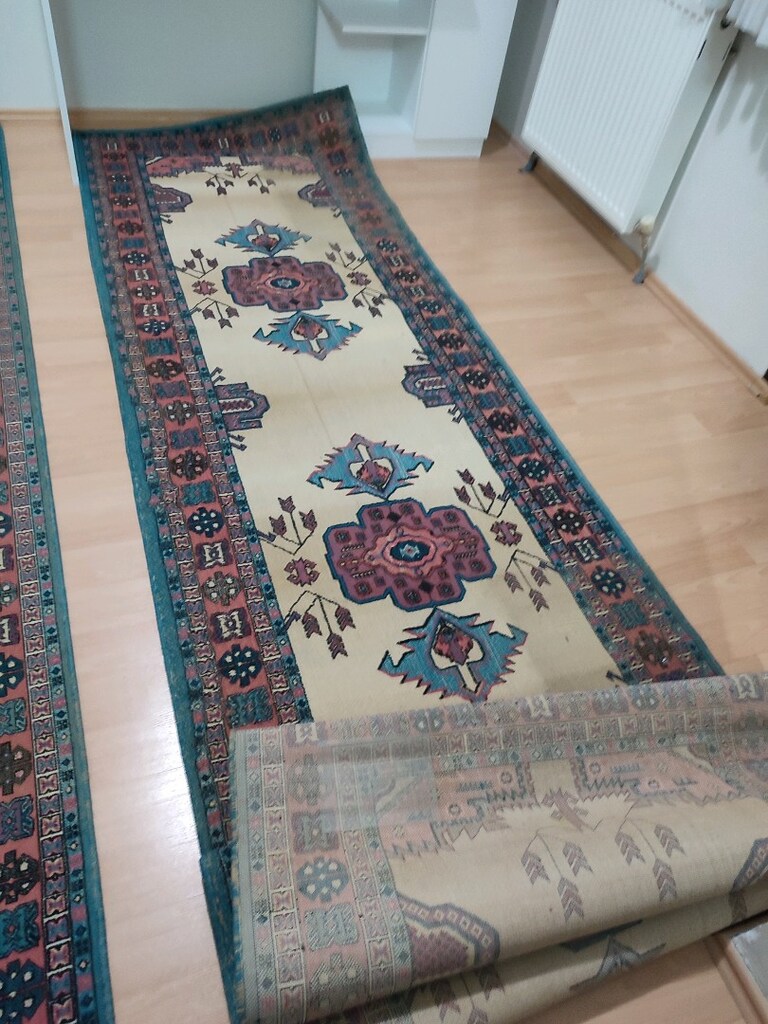 2 adet sık dokuma yolluk 3 ve 4 metre uzunluğunda - 6
