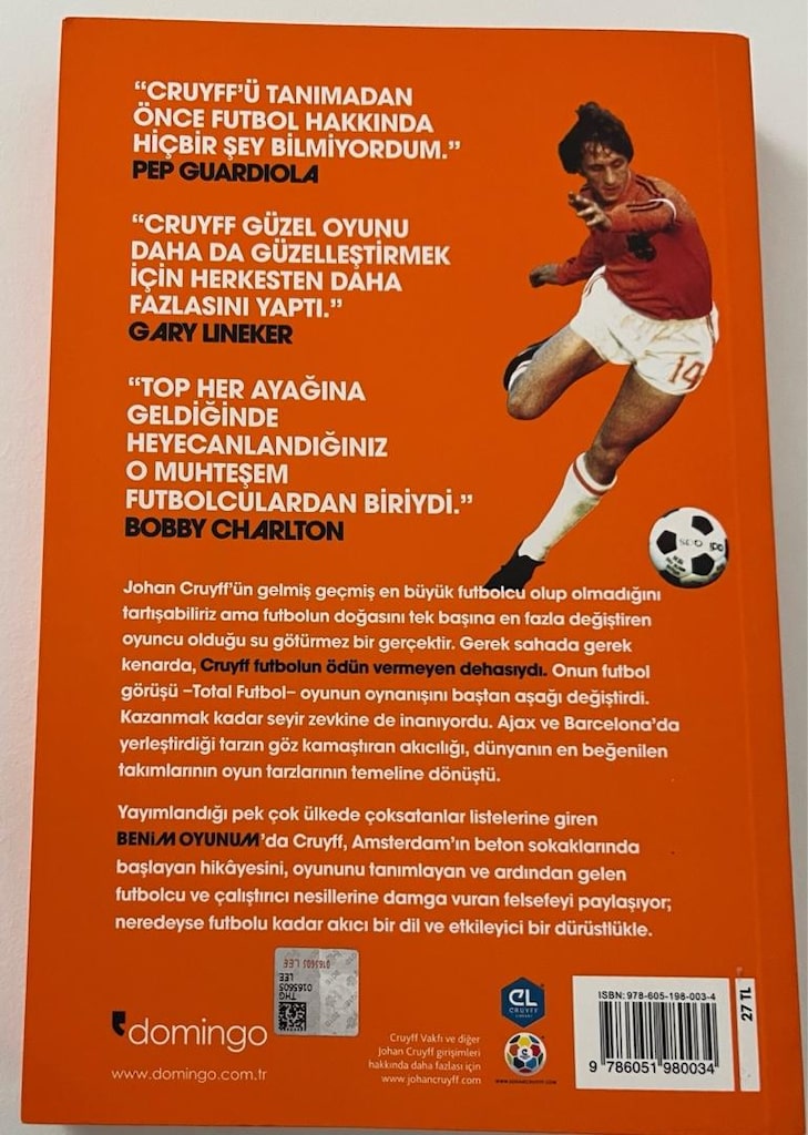 JOHAN CRUYFF BENİM OYUNUM - 4