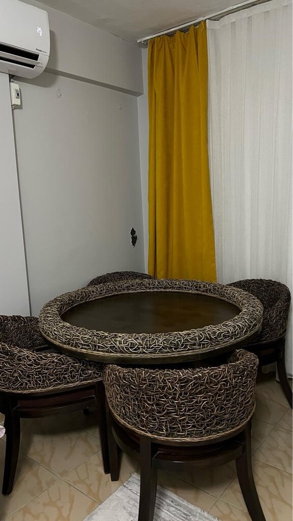 Bambu Rattan Ahşap Balkon Takımı - 6