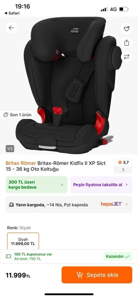 Britax römer Oto koltuğu - 7
