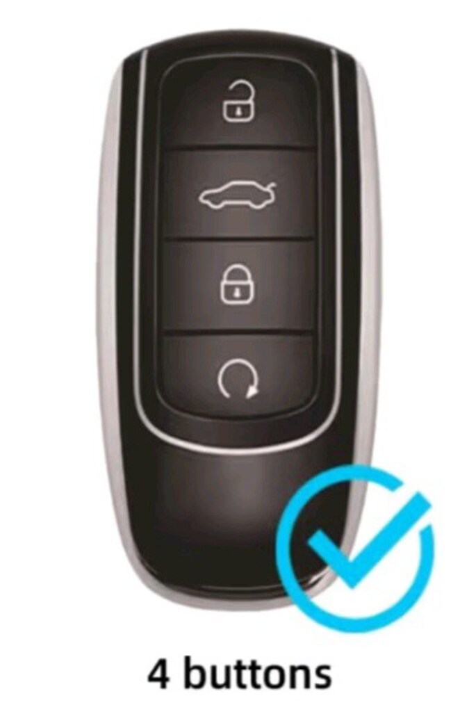 Araba Anahtarı Kılıfı Silikon Kılıf Chery omoda C5 Tiggo 8 Plus 7 Pro - 3