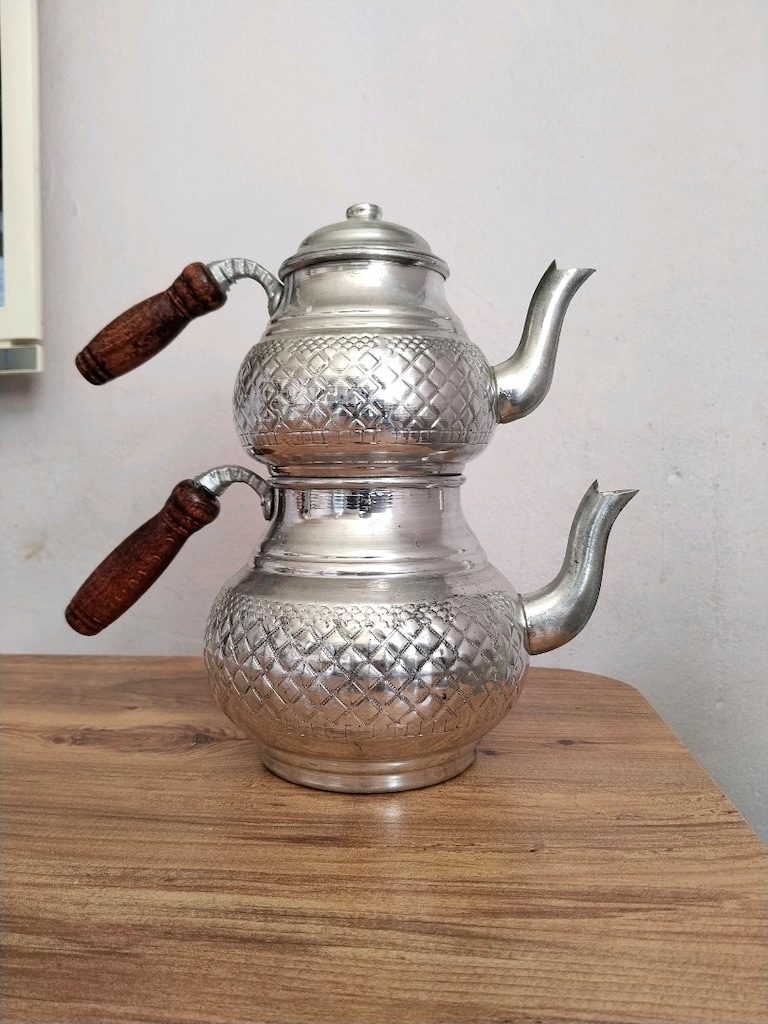 GÜMÜŞ İŞLEMELİ ÇAYDANLIK - 3