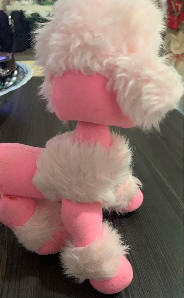 Orijinal 2003 Vintage Barbie pembe köpek - 6
