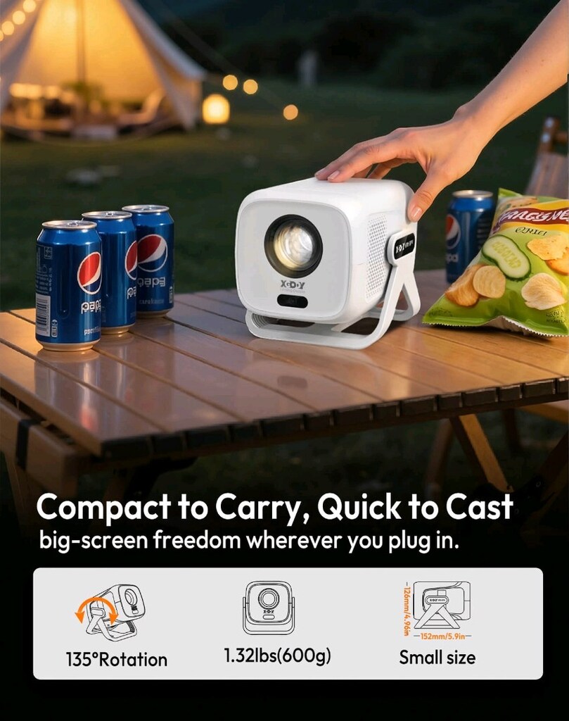 XGODY GIMBAL N5 Led Projeksiyon Sıfır Kutusunda - 6