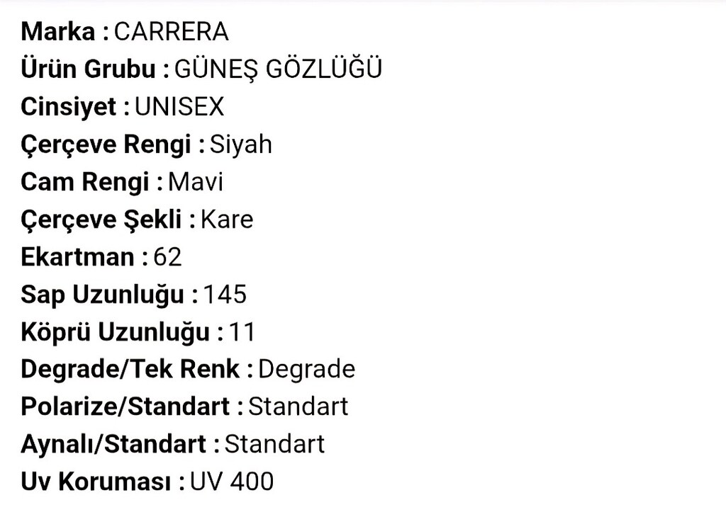 Carrera GÜNEŞ GÖZLÜĞÜ FLAGLAB 14 - 5