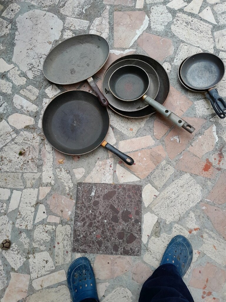 tefal marka teflon tava 5 adet +2 adet başka marka temiz ürünler - 3