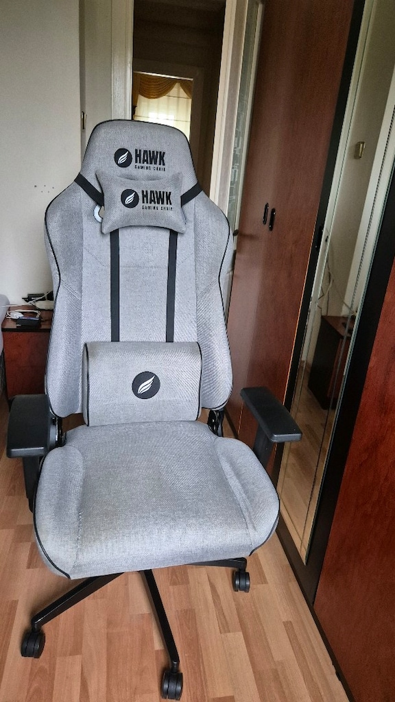 Hawk Gaming Chair FAB V1 Oyuncu Koltuğu Açık Gri - 5
