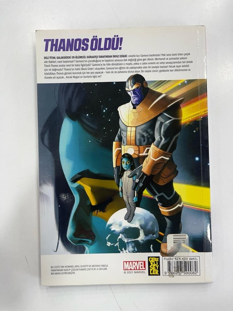 KOLEKSİYONLUK MARVEL THANOS ZERO SANCTUARY ÇİZGİ ROMAN - 2