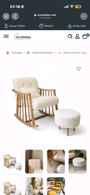 BEBEK ODASI İÇİN ALDIĞIMIZ SALLANAN KOLTUK