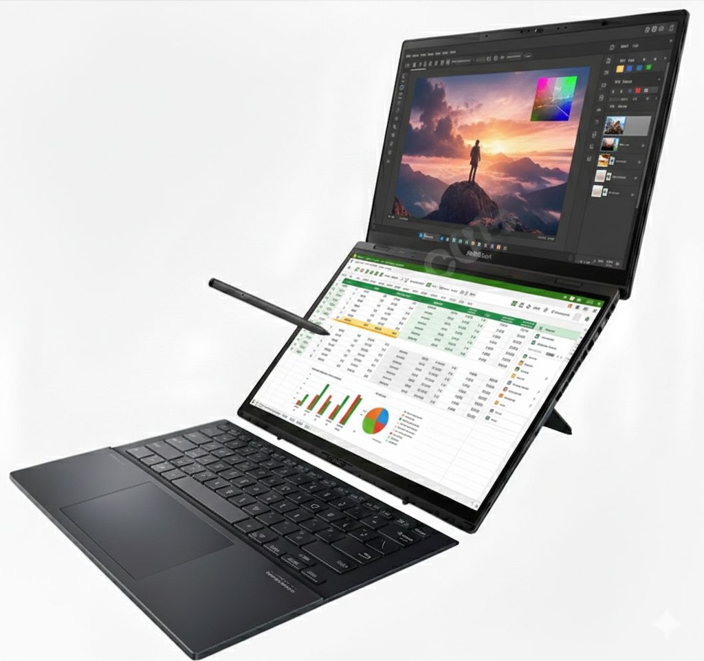 SIFIR-ASUS ZENBOOK DUO UX8406CA-PZ218W (2x14 3K OLED 2880x1800) - 12