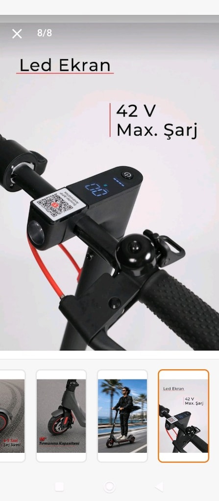 PiranTech A1 Elektrikli Scooter - 5