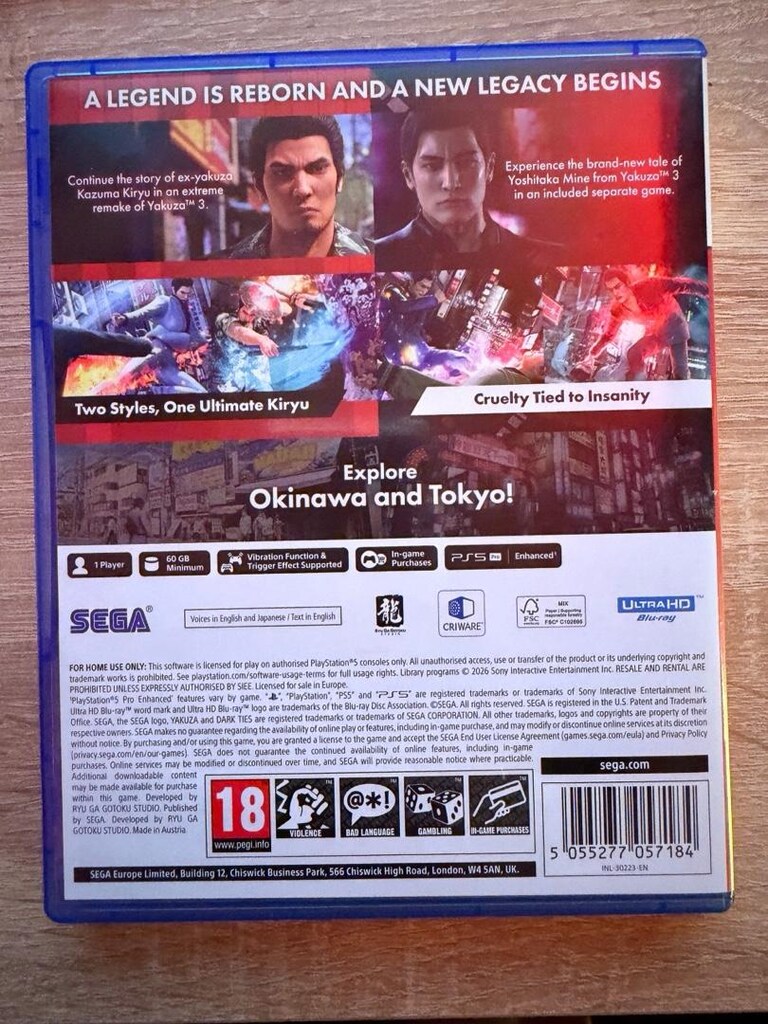 Yakuza Kiwami 3 Remake & Dark Ties PS5 Oyun - 2