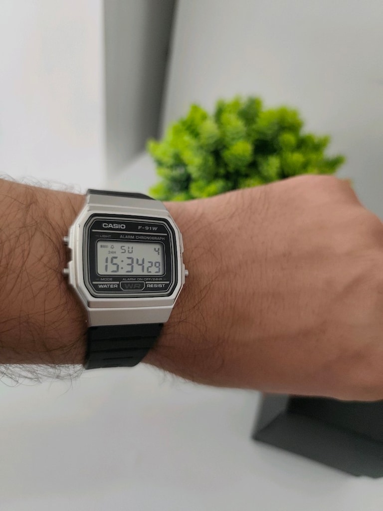 Orjinal Casio F-91W Erkek Saat - 12