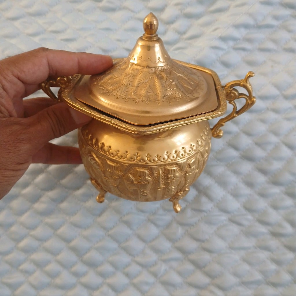 altın kaplama semaver takımı - 6