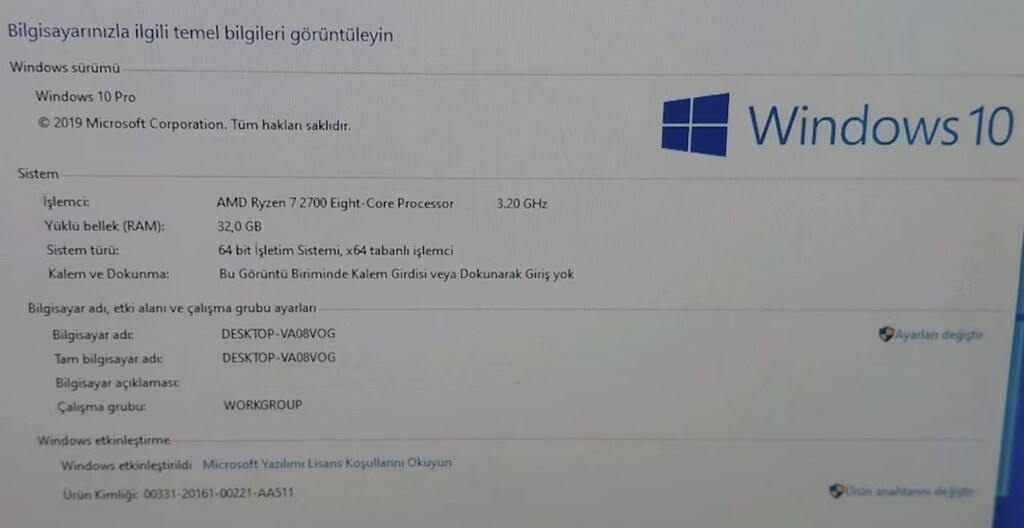 Bilgisayar + 21.5inç Benq2270 Monitör + Logitech mouse + WiFi adaptörü - 4