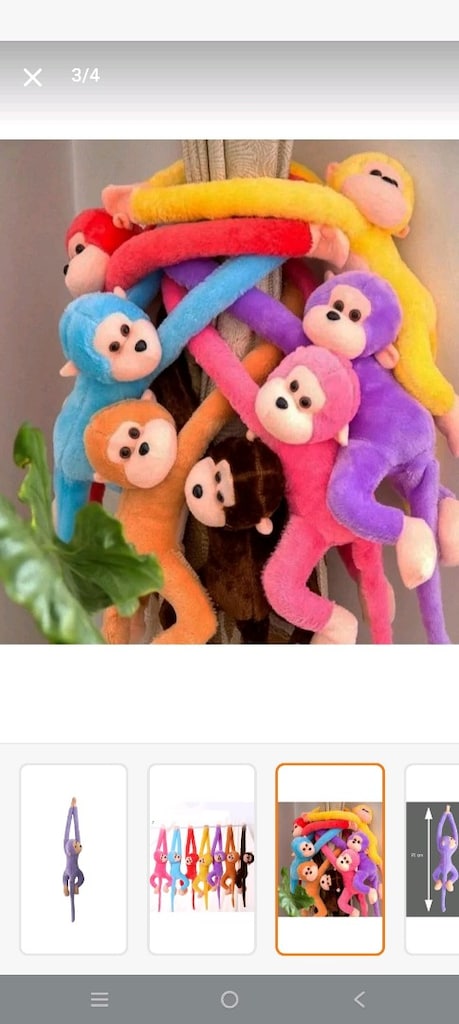 peluş oyuncak maymun - 6