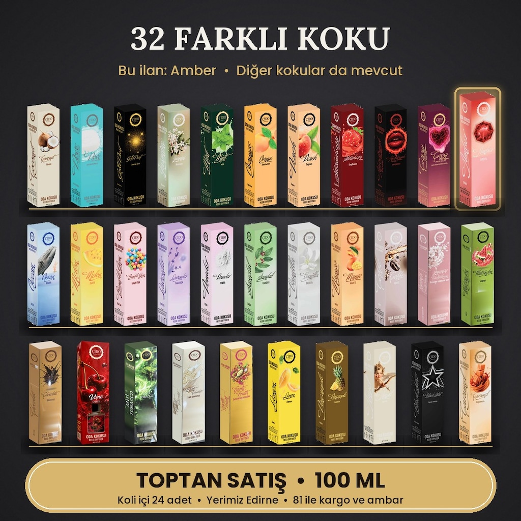 ODA KOKUSU 100ML AMBER ÇİDO MİRİS - 3