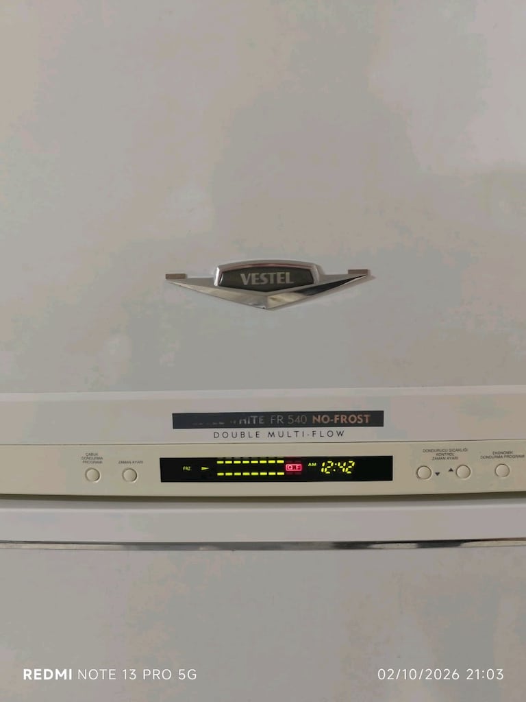 Çalışır Durumda Temiz Vestel White FR 540 No-Frost Buzdolabı - 12