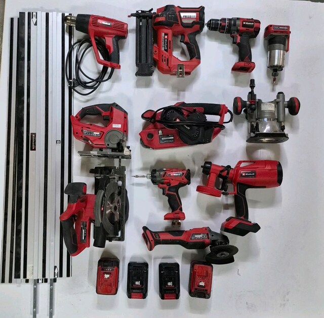 Einhell 18V Akülü Dev Takım Seti / Profesyonel Atölye Seti