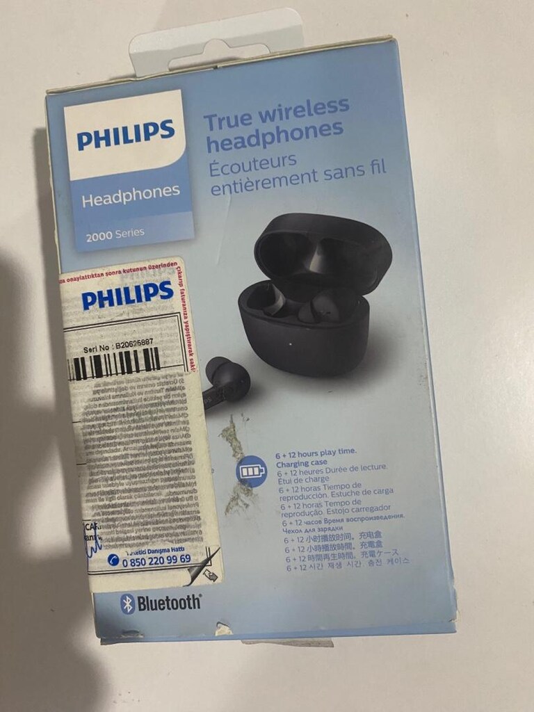 KAPALI KUTU~PHILIPS TAT2206BK True Wireless Kulaklıklar - 2