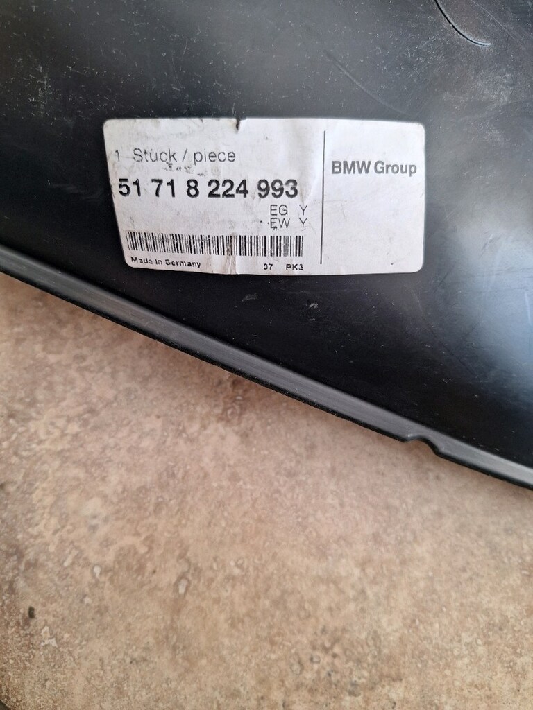 bmw e46 coupe/cabrio arka sol camurluk davlumbazi - 2