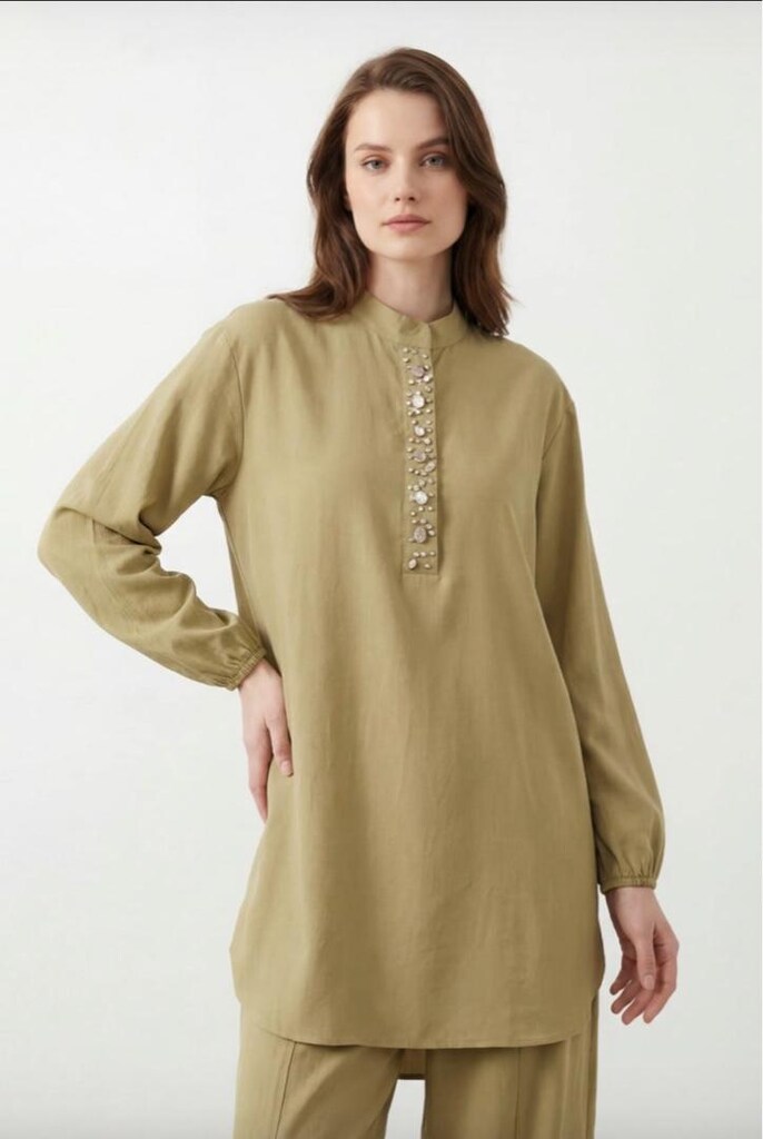 Puane Marka Tencel Kumaş Alt Üst Takım - 5