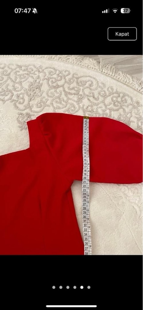 kırmızı elbise - 5