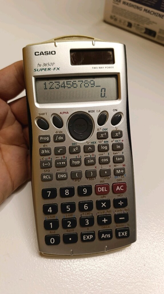 Casio mühendislik hesap makinesi - 3